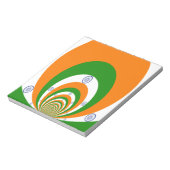 India Vlag Kaleidoscoop: Eindeloze Eenheid & Patri Notitieblok (Linkerzijde)