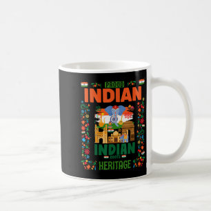 India Vlag Kostuum Outfit Idee voor kinderen &amp; Koffiemok
