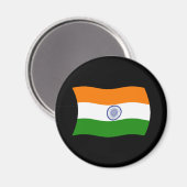 India Vlag Magneet (Voorkant / Achterkant)