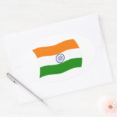 India Vlag Sticker (Envelop)
