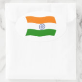 India Vlag Sticker (Tas)