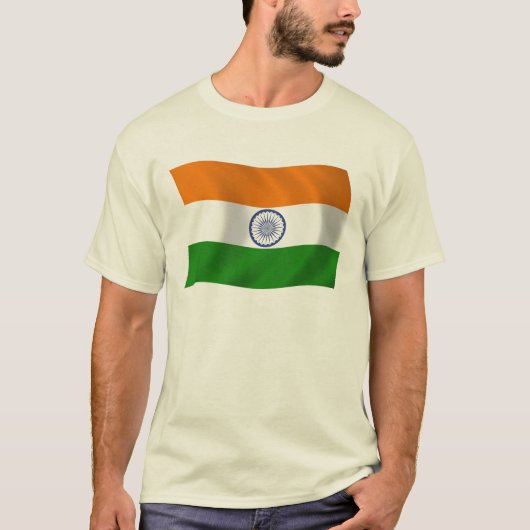 India Vlag T-shirt (Voorkant)