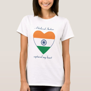 India Vlag T-Shirt voor een Liefje