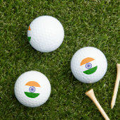 INDIA: vlag van India Golfballen (Insitu Gras)