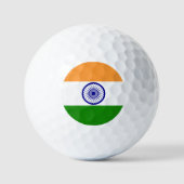 INDIA: vlag van India Golfballen (Voorkant)