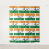 INDIA VLAG WANDKLEED (Voorkant)