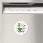 India Vlaggenkaart 2.0 Magneet (Insitu (Vaatwasser))