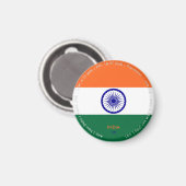 India Vlagmagneet Magneet (Voorkant / Achterkant)