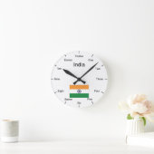 India Wall Clock Ronde Klok (Huis)