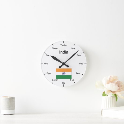 India Wall Clock Ronde Klok (Huis)