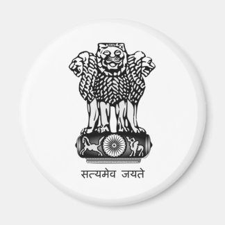 INDIA WAPEN - NATIONAAL INDIA SYMBOOL MAGNEET