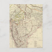 India XII Index-kaart Briefkaart (Voorkant)