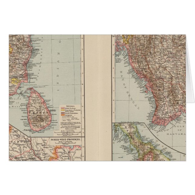 India Zuid, Birma, Maleis (Voorkant Horizontaal)
