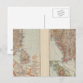 India Zuid, Birma, Maleis Briefkaart (Voorkant / Achterkant)