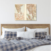 India Zuid, Birma, Maleis Canvas Afdruk (Insitu (Slaapkamer))