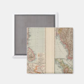 India Zuid, Birma, Maleis Magneet (Voorkant / Achterkant)