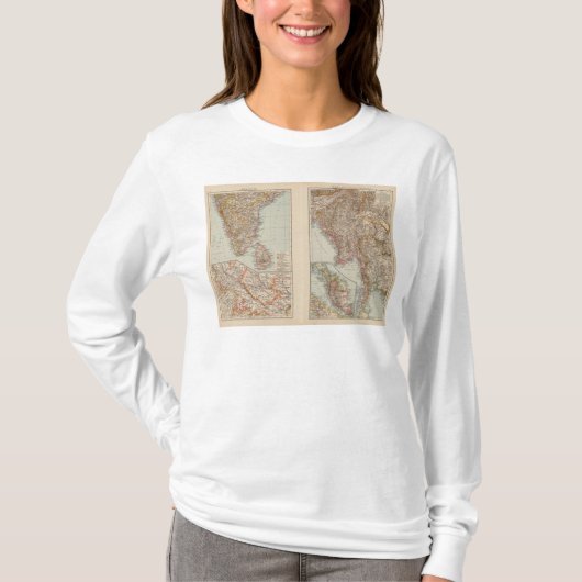 India Zuid, Birma, Maleis T-shirt (Voorkant)