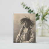  indiaan : Antoine Moise, Flathead - Briefkaart (Staand voorkant)