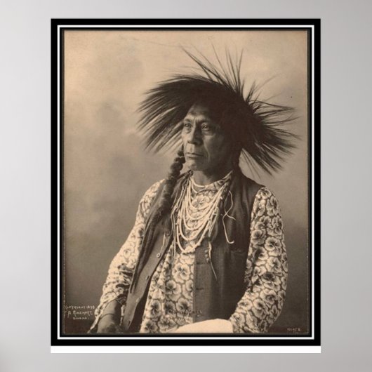 -indiaan: Antoine Moise, Flathead - Poster (Voorkant)