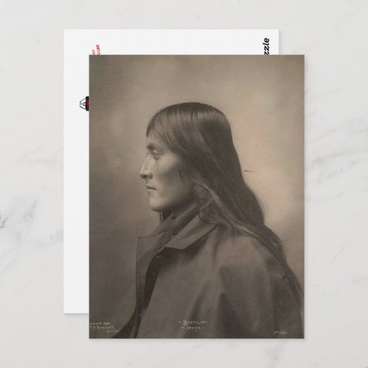  indiaan : Bartelda, Apache - Briefkaart (Voorkant / Achterkant)