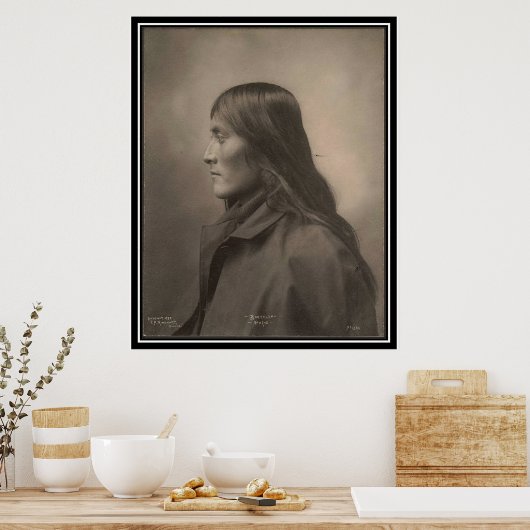  indiaan : Bartelda , Apache - Poster (Keuken)
