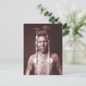 Indiaan, Ben Long Ear Briefkaart (Staand voorkant)