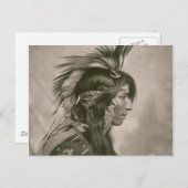 Indiaan Briefkaart (Voorkant / Achterkant)