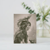 Indiaan Briefkaart (Staand voorkant)