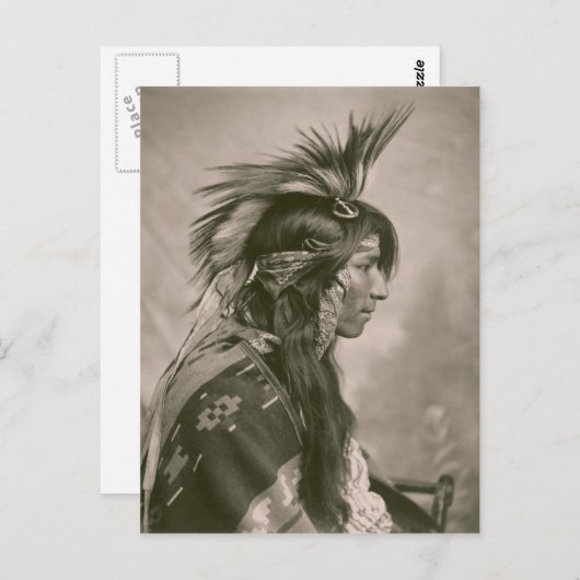 Indiaan Briefkaart (Voorkant / Achterkant)
