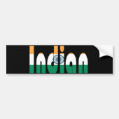 indiaan bumpersticker (Voorkant)