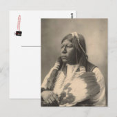  indiaan : Chief Grant Richards, Tonkawa - Briefkaart (Voorkant / Achterkant)