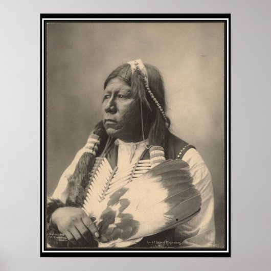 -indiaan: Chief Grant Richards, Tonkawa - Poster (Voorkant)