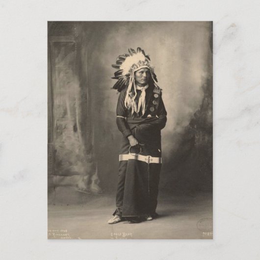 indiaan : Eagle Beer, Sioux - Briefkaart (Voorkant)
