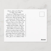 Indiaan en zijn Paard 1858 Briefkaart (Achterkant)