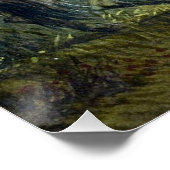 Indiaan en zijn Paard 1858 Perfect Poster (Hoek)