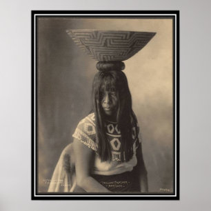  indiaan : Gele doezelaar, Maricopa - Poster