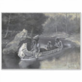 Indiaan: Het verhaal van Hiawatha de krijger & bru Sticker (Voorkant)