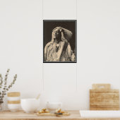  indiaan : hoog Beer , Sioux - Poster (Keuken)