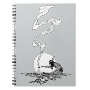 Indiaan in zijn eenzaamheid door NC Wyeth Vintage  Notitieboek