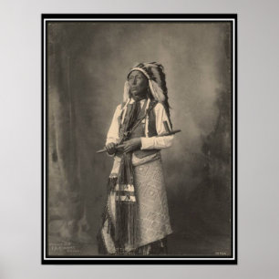  indiaan: Kleine Chief, Arapahoe - Poster