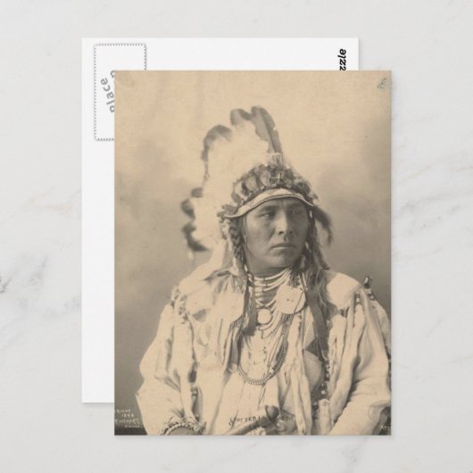  indiaan : Spotte Jack Rabbit, Crow - Briefkaart (Voorkant / Achterkant)