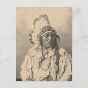 indiaan : Spotte Jack Rabbit, Crow - Briefkaart