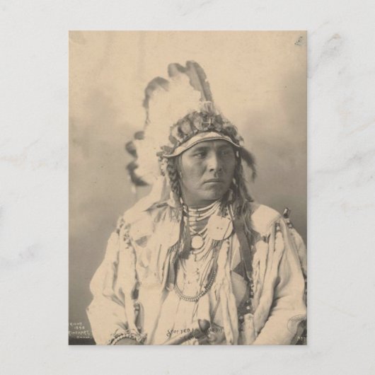  indiaan : Spotte Jack Rabbit, Crow - Briefkaart (Voorkant)