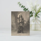  indiaan : Zwart Man, Arafaten - Briefkaart (Staand voorkant)