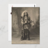  indiaan : Zwart Man, Arafaten - Briefkaart (Voorkant / Achterkant)