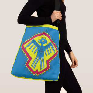 Indiaans-Amerikaans vogelsymbool Crossbody Tas