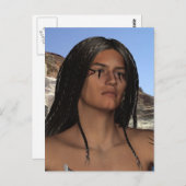 Indiaans Briefkaart (Voorkant / Achterkant)