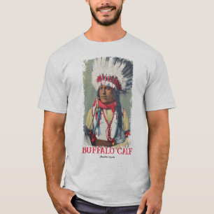 Indiaans buffelkalf t-shirt
