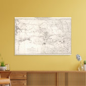 Indiaans grondgebied canvas afdruk (Insitu (Woonkamer))