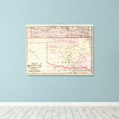 Indiaans grondgebied canvas afdruk (Insitu (Houten vloer))